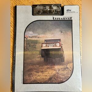 Vintage Hilary Ultrasport Jeep Racing Clipboard
